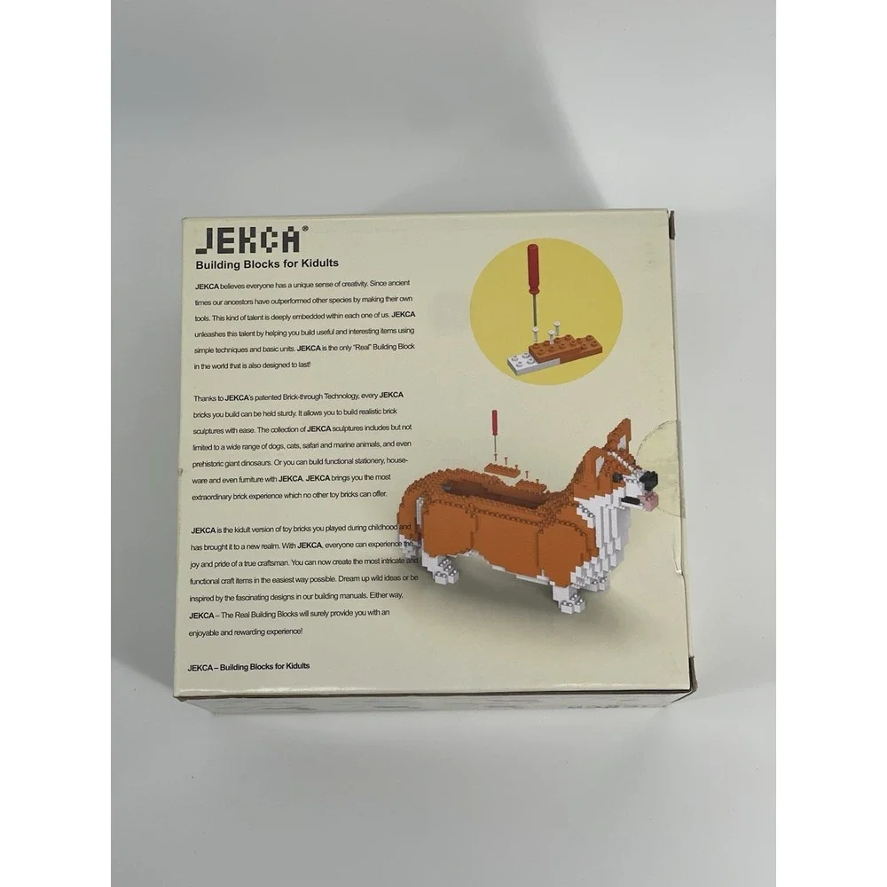New JEKCA Bichon Frise 01S‎ Building Blocks Set 730+ Pieces Dog Model